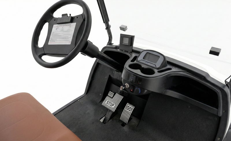 EPIC 4-Seater Lifted Electric Golf Cart with Lithium Battery 105Ah & Standard Tires | LSEV (Golden) - Image 5